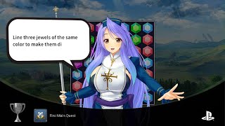 Pretty Girls Pop Match First Main Quest Trophy PlayStation 5 PS5 Guide Game puzzle Waifu Anime screenshot 4