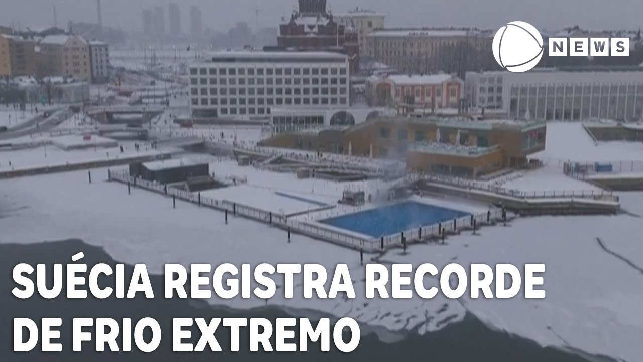 Suécia registra recorde de frio no extremo norte do país 