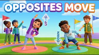 Opposites Move Song | High and Low, Fast and Slow for Kids | Gilly Gilly Choo