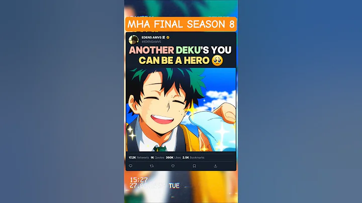 UN AUTRE DEKU : TU PEUX ÊTRE UN HÉROS | #myheroacademia #edit #amv #mha #anime #mangaedit