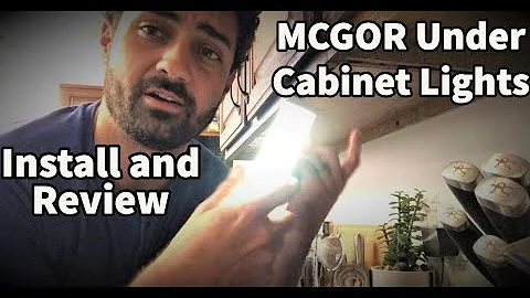 MCGOR Under Cabinet Lights - Unboxing and Review