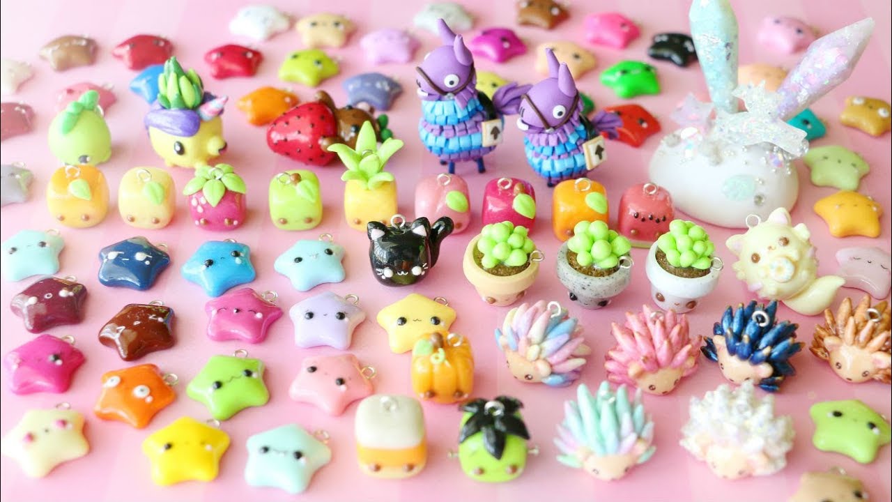 Polymer clay Charms