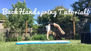 Celebrity Back Handspring Tutorial! How to learn a back handspring Wealth