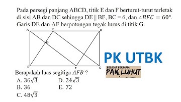 Berapakah Luas segitiga AFB?