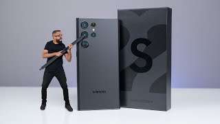 Supersaf Βίντεο Samsung Galaxy S22 Ultra UNBOXING - Truely NOTEworthy!