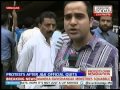 Protests J&K after ******r quits