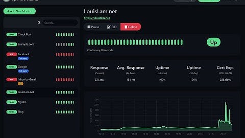 Uptime Kuma - A self-hosted monitoring tool