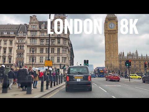 London City Drive - Driving Through the Beautiful Streets of  Central London West End