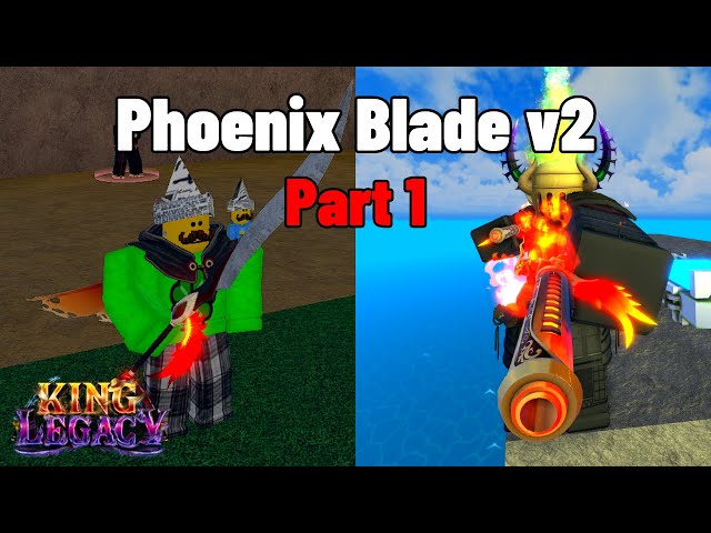 King Legacy Phoenix Blade v2 Showcase #fyp #fypシ #foryoupage #phoenix , king  legacy