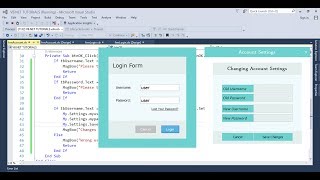 فيجوال بيسك - 23 : برمجة زر الدخول - إضافة مستخدم جديد وتغييره - الطريقة الأولى : vb.net