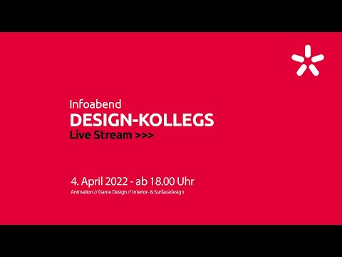 Infoabend Design-Kollegs - Live Stream 2022