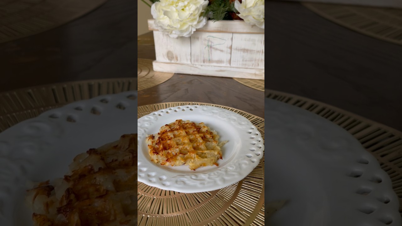 How to make hash browns 🥔 | Waffle hash browns. 