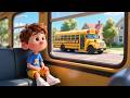 Baby Max Learns Colors on the School Bus | Color Learning Song for Kids | Fun Preschool Rhyme