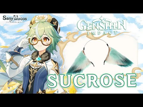 【SanyMuCos】Genshin Impact Sucrose Ears Cosplay Props Detail Show