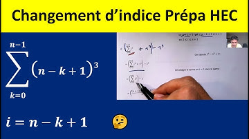 Index changes in sums: 2 exercises to master them in HEC preparatory classes.