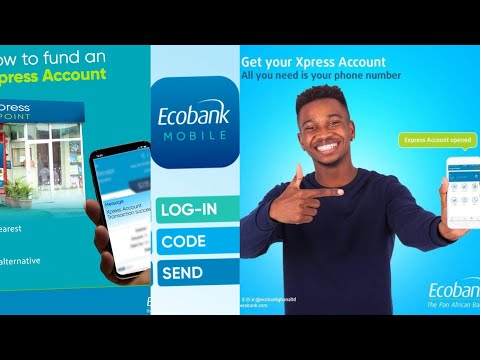 Ecobank xpress account: Steps to create account  and get free Visa card