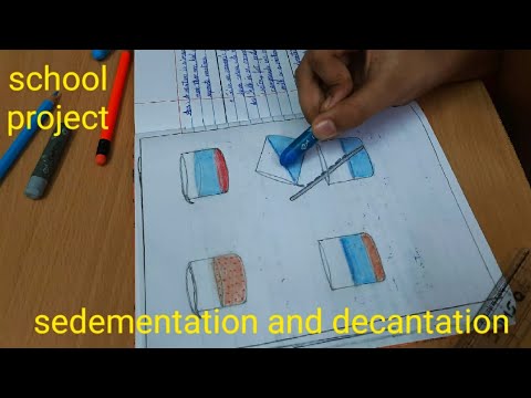 Video: Hvordan tegner du sedimentering og dekantering?