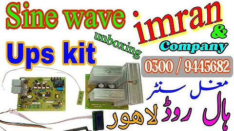 {129} imran & Co Sine Wave Ups kit unboxing || Sinewave ups | Stabilizer |