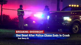 One dead, one critically injured after reported stolen car crashes