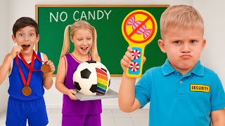 Download Lagu Kids Candy Ban at School | Funny Sneaking Adventure MP3 Download Lagu Kids Candy Ban at School | Funny Sneaking Adventure MP3