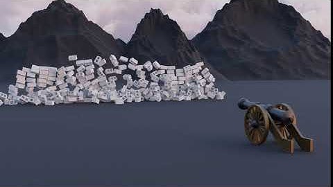 Rigid body simulation - Blender 2.82