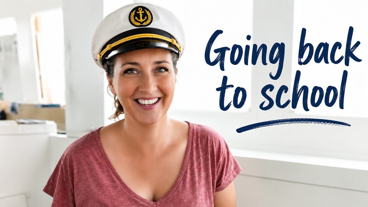 ⁣Preparing Our Catamaran for Paint—and Me for Captain's School