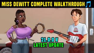MISS DEWITT WALKTHROUGH SUMMERTIME SAGA 21.0.0 PREVIEW VERSION / MUSIC TEACHER ALL MISSIONS QUEST