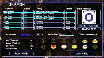 Aurora Alpha Bomber 1 vs 3 USA Air Force (Boss Isle) Command & Conquer Generals Zero Hour