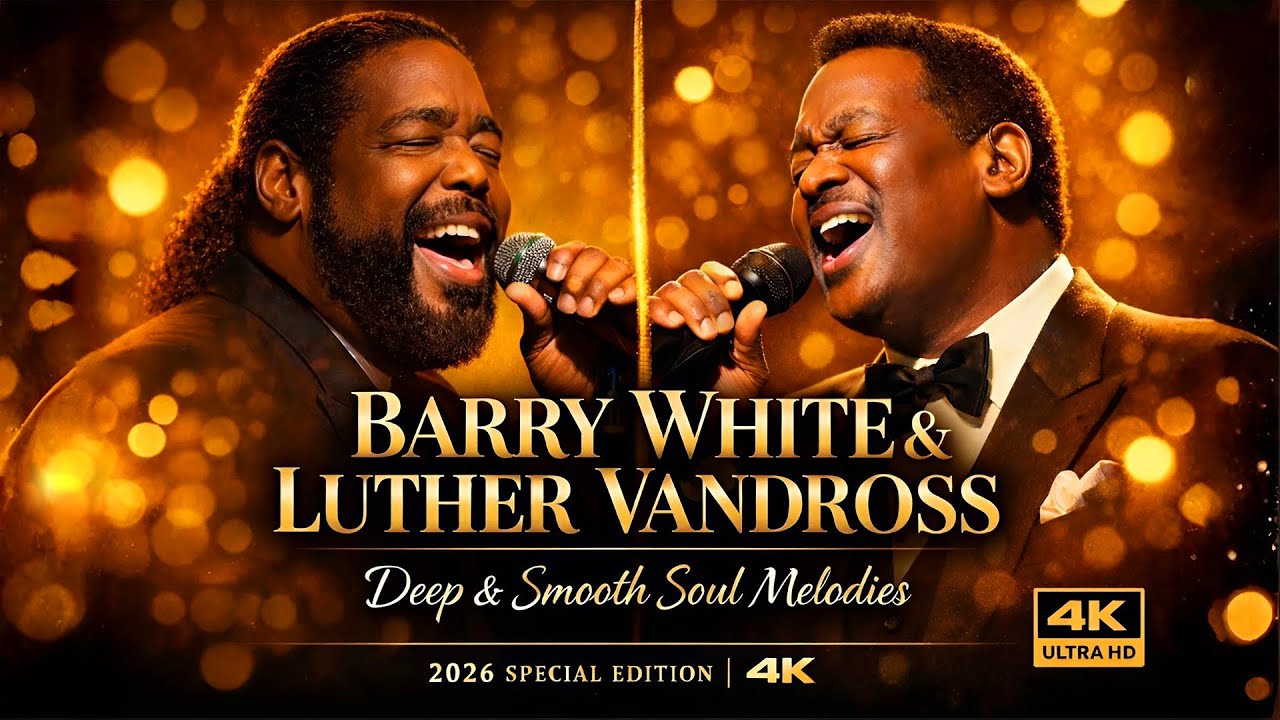 Barry White & Luther Vandross Greatest Hits: Deep & Smooth Soul Melodies [Playlist 2026 4K]