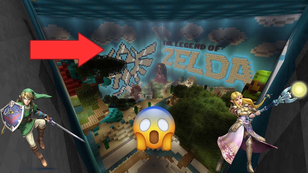 CACHE CACHE SUR UNE MAP ZELDA GÉANTE (FEAT CR33PER)/MINECRAFT/PS4/FR