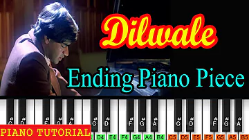 Dilwale ending piano Tutorial | Hindi Tune | Nadeem Shravan | song tune bollywood