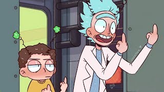 rick and morty screenshot redraw