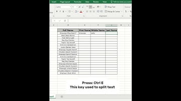 How to split text in Excel Sheet? #excelmastery #exceltips #exceltricks #microsoft #tipsexcel