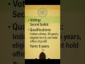 Union Government One-Liners | NDA CDS Quick Revision #Shorts #upsc #nda #cds #ssc #bankingexams