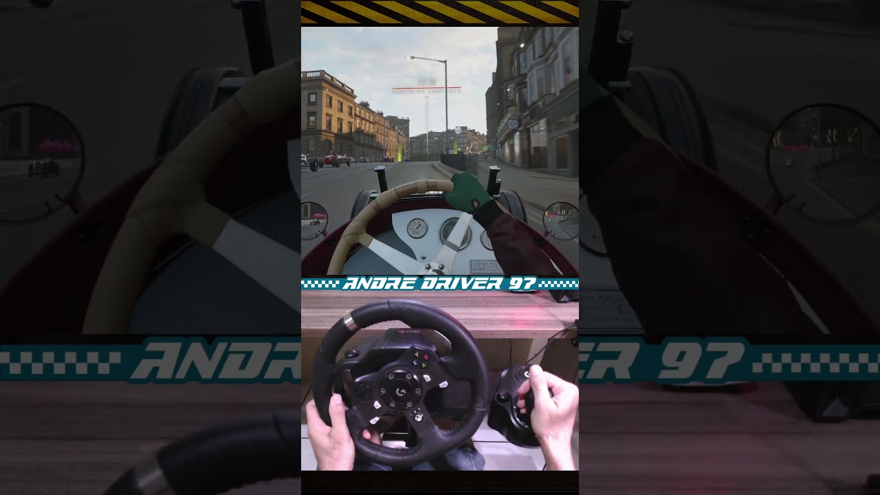 Forza Horizon em Ultrawide, com volante Logitech G920 câmbio manual em H, de Maserati 8CTF 