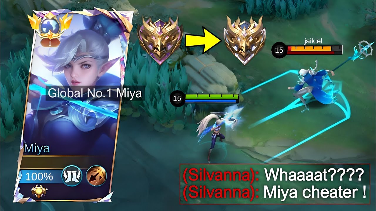 MIYA NEW CHEAT BUILD TO RANK UP FAST! (Miya Best 1 Hit Build 2025) ~ Mobile Legends 