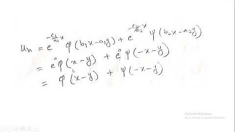 | Lecture 13 | Classification and Canonical form of Second Order Partial Differential Equations