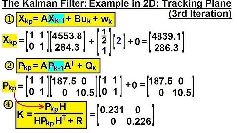 Special Topics - The Kalman Filter (39 of 55) Part 1 of Third Iteration - Tracking Airplane