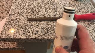 LG refrigerator water filter won’t screw in. Solved