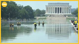 Former Olympian indicted for alleged Reflecting Pool vandalism