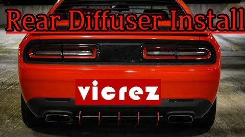 Rear diffuser from vicrez