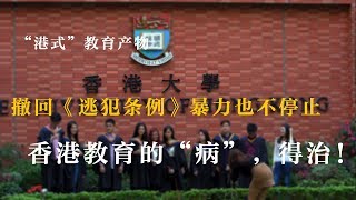撤回《逃犯条例》暴力也不会停止！这是香港教育的“病”，得治！