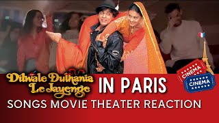 DDLJ in Paris Theater Songs Reaction on Europe's Biggest Screen@LeGrandRexParis Manoushka SRK Kajol