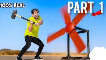 Durability test of a fan (पंखे की आत्मा बहार निकाल दी)  hacker tv