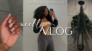 how i do my nails at home, impulsive hair appt,  at the range + some ADHD | weekly vlog