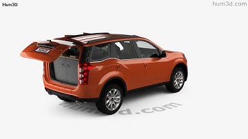 Mahindra XUV 500 with HQ interior 2018 3D model by 3DModels.org