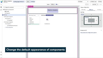 UI Builder | Change the default appearance of components