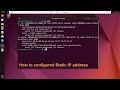 How to configure Static IP address in Ubuntu  22.04 LTS Mp3 Song