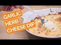 Easy Cheese Dip with Garlic and Herbs