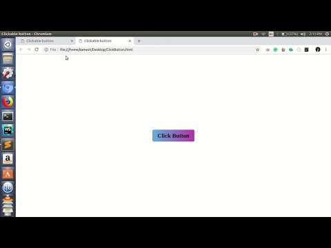 Html & CSS Clickable button